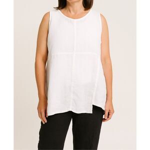 Flax linen sleeveless top sz Medium
